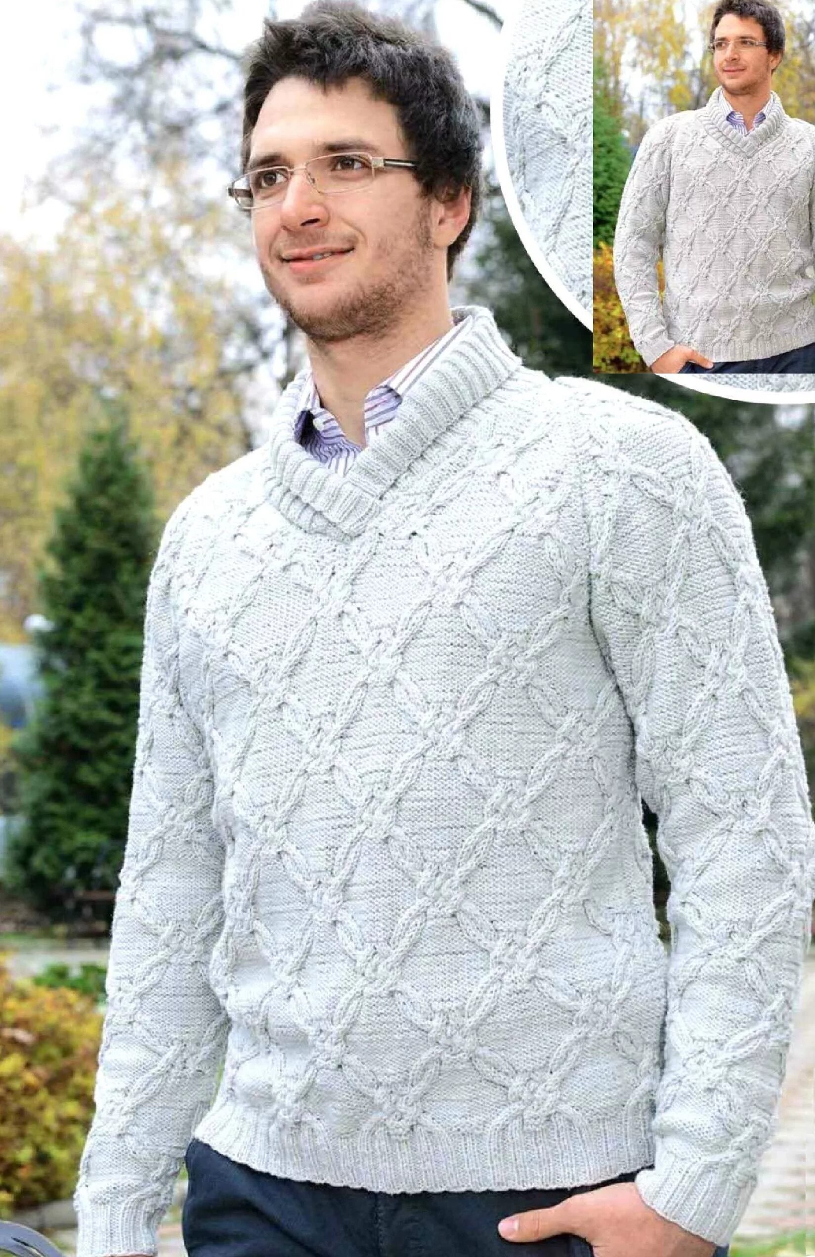 мужской джемпер спицами. вязание мужского джемпера реглан. свитер мужской джованни g706. вязаный свитер мужской. мужской свитер.