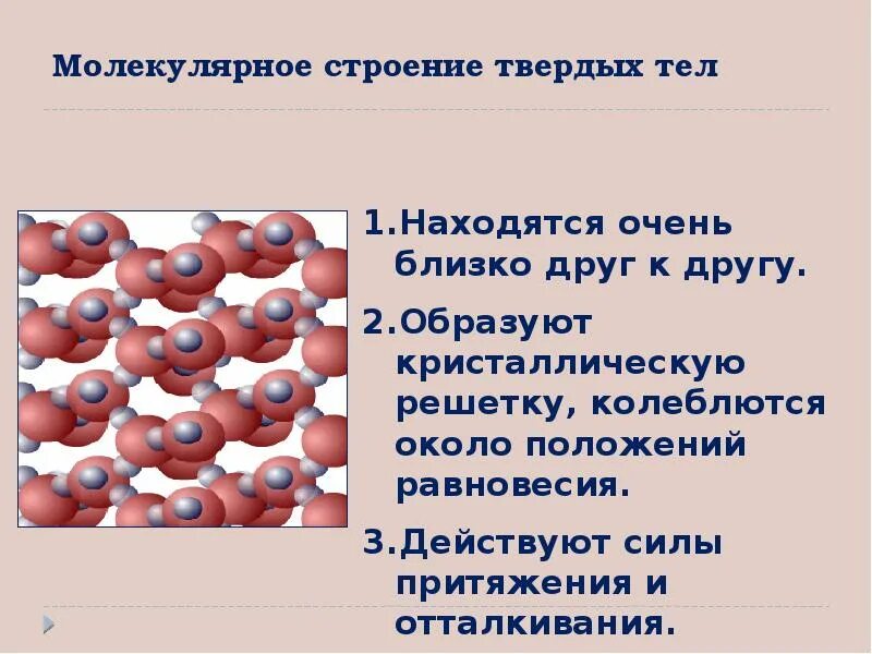 Твердое вещество молекулярного строения