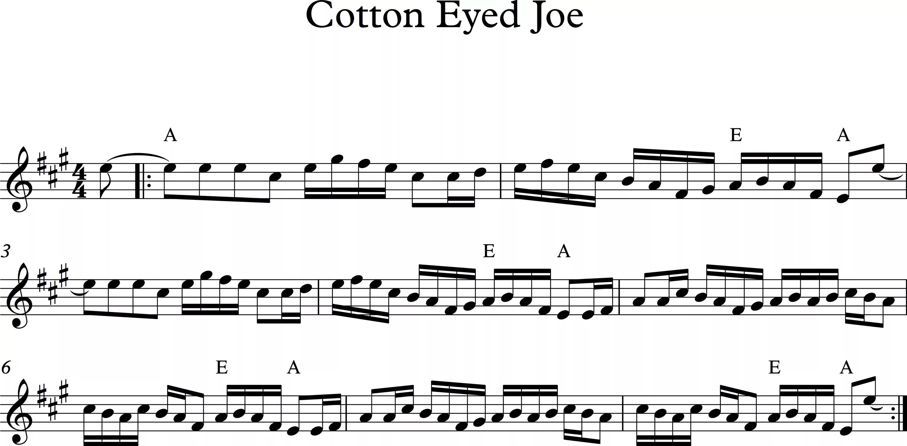 Cotton eye joy. Cotton Eye Joe Ноты для скрипки. Rednex Cotton Eye Joe Ноты для скрипки. Cotton Eye Joe Ноты на пианино. Песня Cotton Eye Joe.