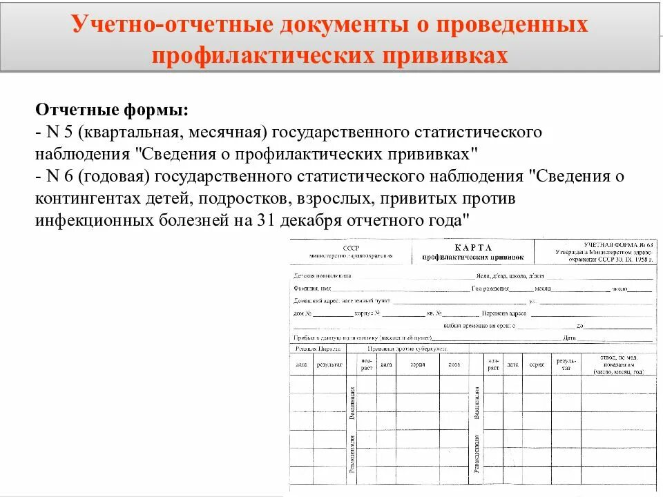 Форма 5 представляет собой. Отчетная форма 5 сведения о профилактических прививках. Учетно-отчетная документация проведенных профилактических прививок. Отчетная и учетная документация профилактических прививок. Отчетные формы о проведенных профилактических прививках.