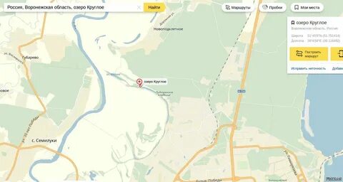 Где располагается круглое