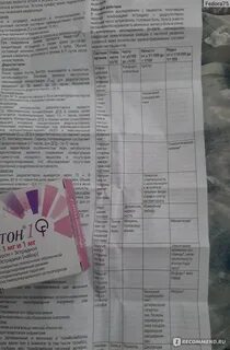 Фемостон 1 рецепт