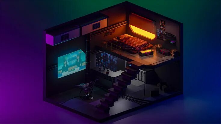 Pin by bsr on GAMING/PC SETUPS Boy bedroom design, Bedroom setup, Room ideas bed