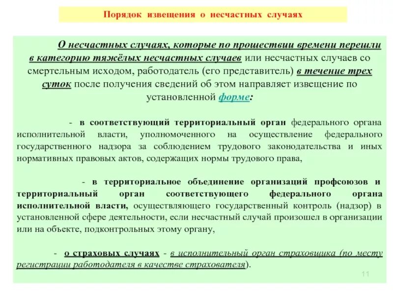 В какой срок работодатель должен направить