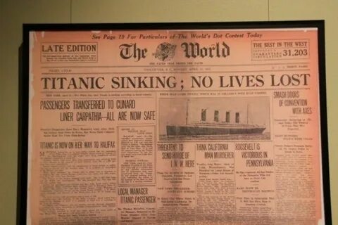 You seen titanic
