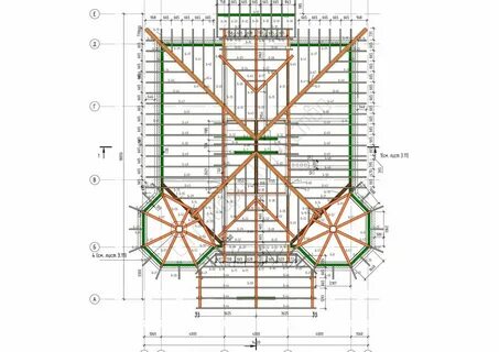 Вальмовая кровля проект - 89 фото