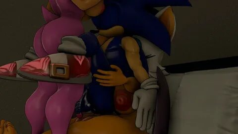 hornybunny, amy rose, rouge the bat, sonic the hedgehog, sonic (series), 3d...