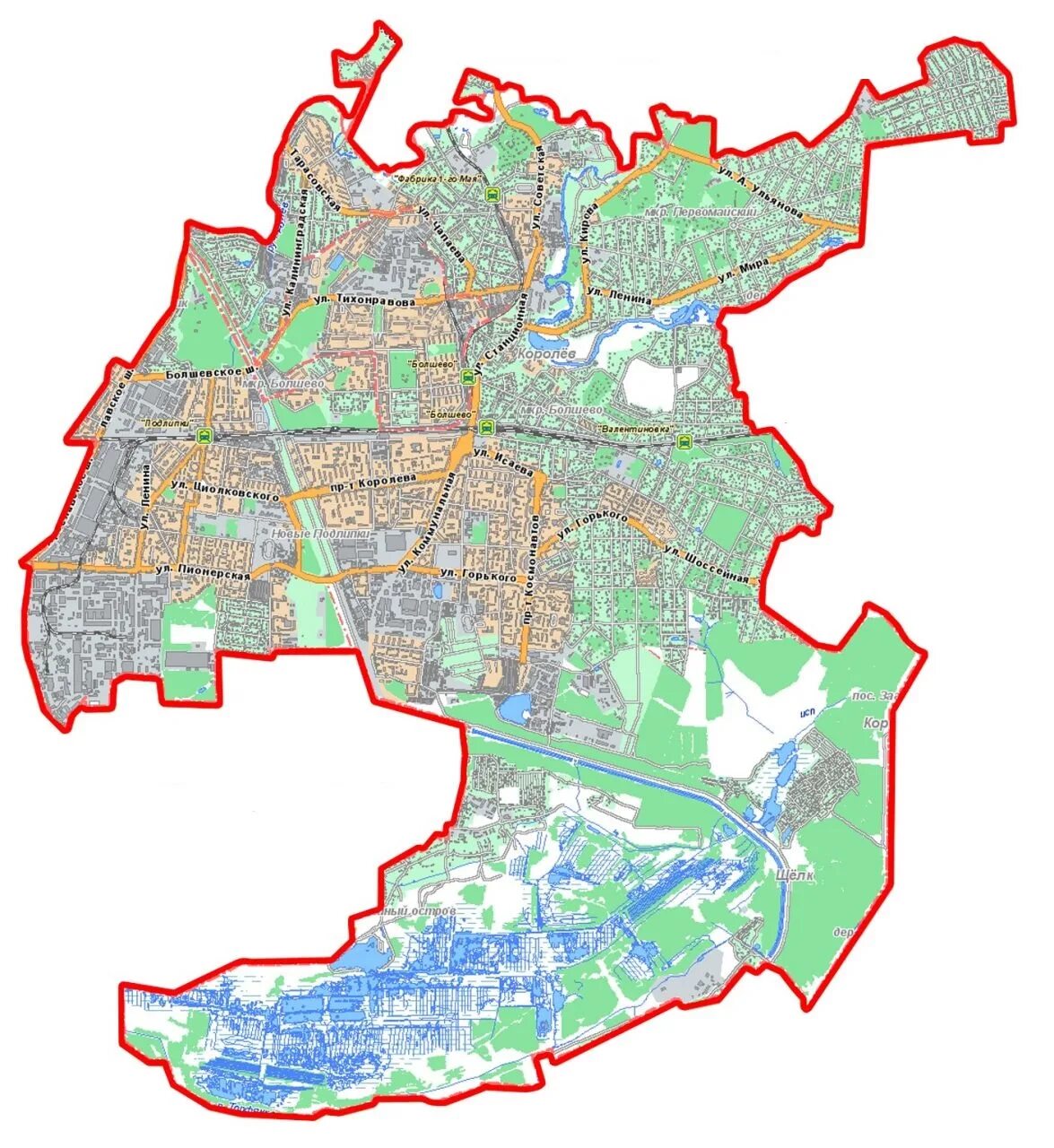 Городской округ королев г королев. Город Королев Московской области на карте. Карта города королёва Московской области. Город Королева Московской области на карте. Карта города Королев Московской.