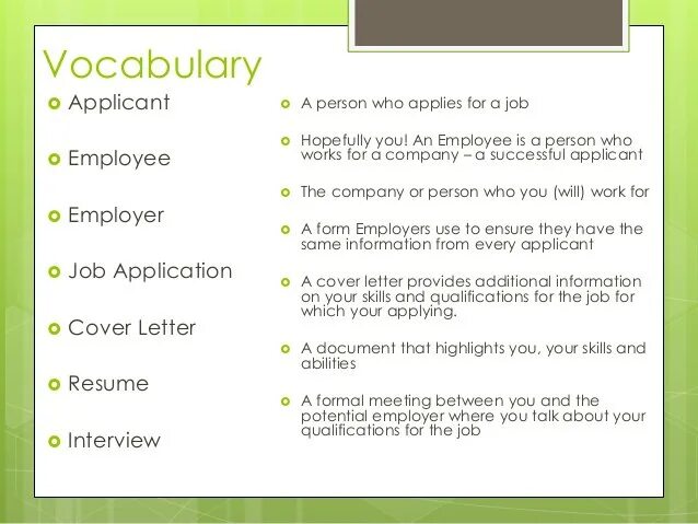 Who is who vocabulary. Applying for a job. To apply for a job. Jobs applying for a job. Лексика по теме applying for a job.