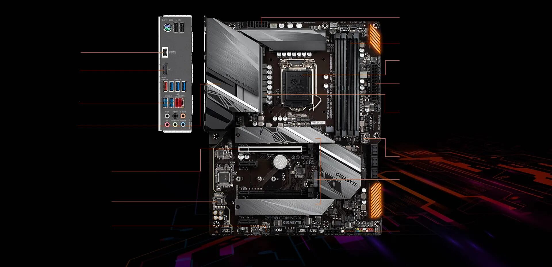 Материнская плата gigabyte b760m gaming x ax