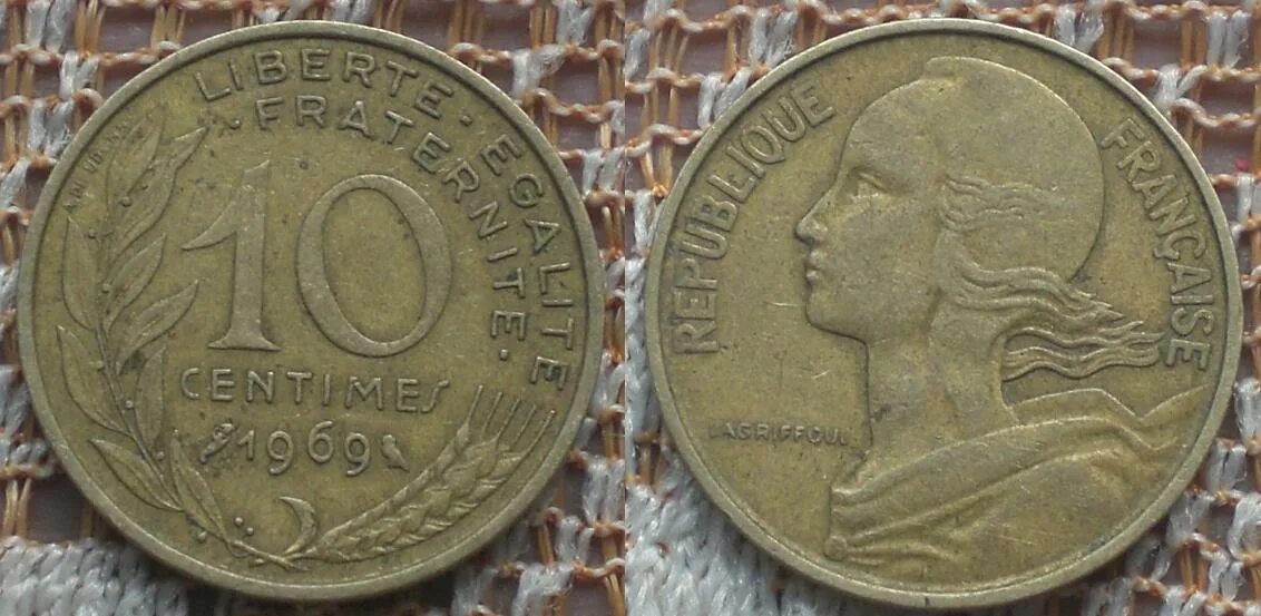 French 10. 1969 Centimes. 10 Сантим 1984 Франция. 20 Centimes 1969. 20 Centimes 1963 перевертыш.