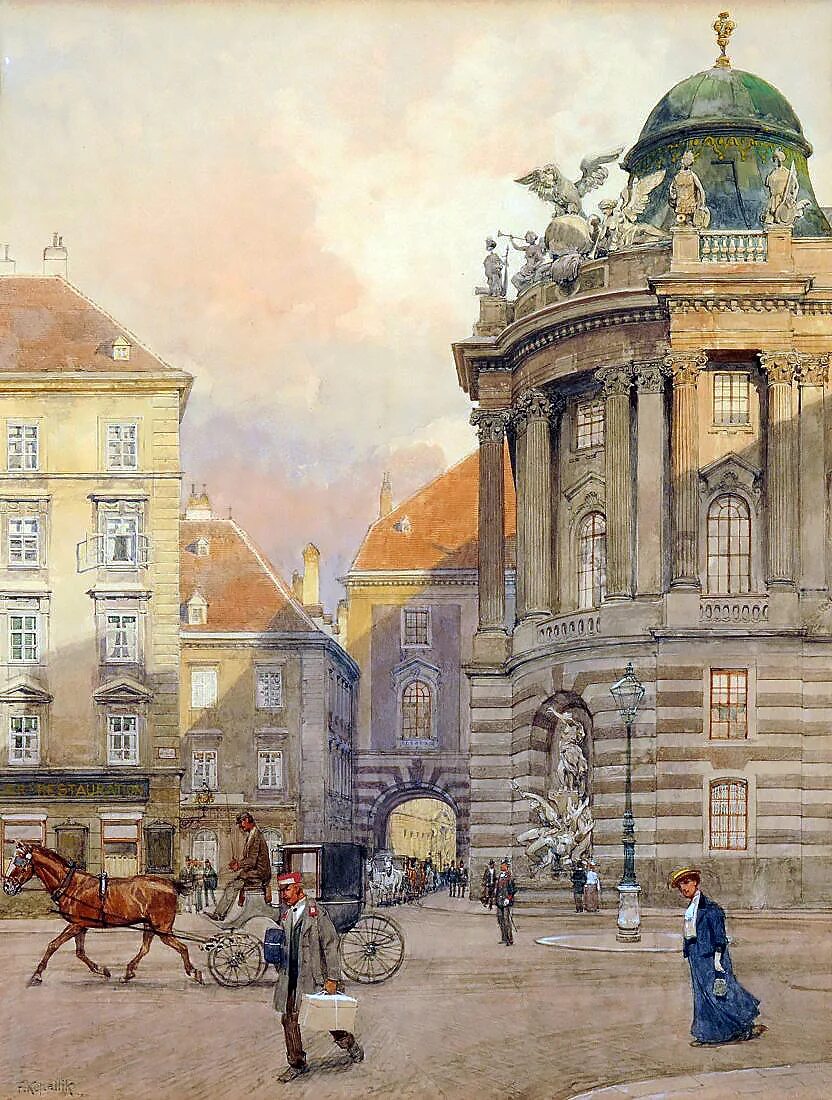 Старые картины. Франц Копаллик. Франц Копаллик картины. Художник Franz Kopallik. Франц Копаллик Австрия.