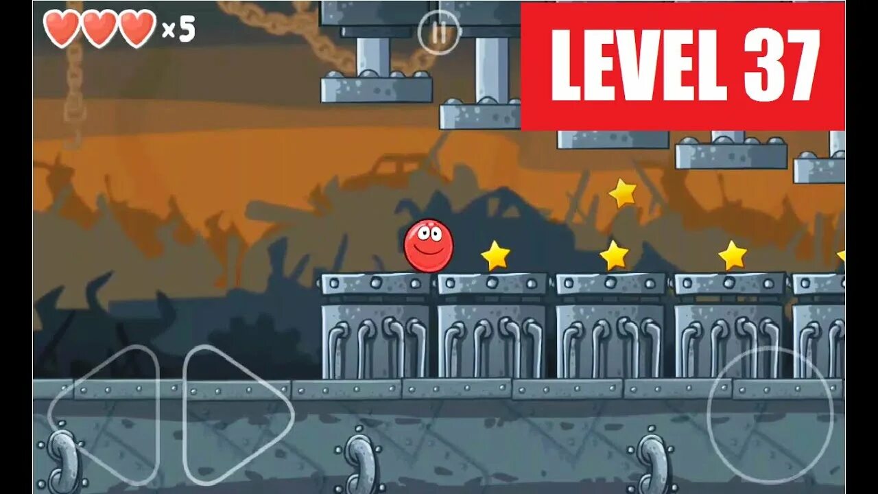 Red Ball 4 уровень 35. Игра красный шарик 35 уровень. Red 37 уровень. Level 37