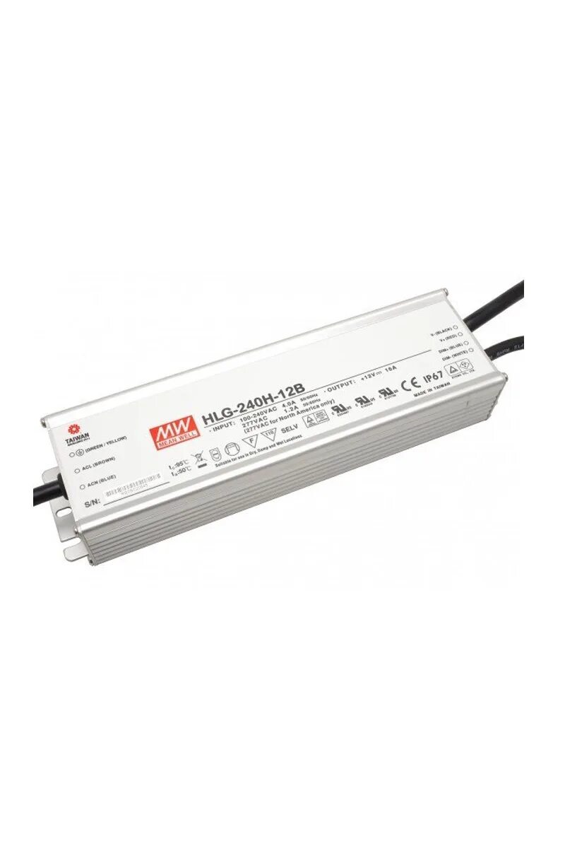 Блок питания mean well 12v. Источник питания HLG-240h-24a. Meanwell HLG-240h-12c. Блок питания led Waterproof Power Supply. Led power supply 12v