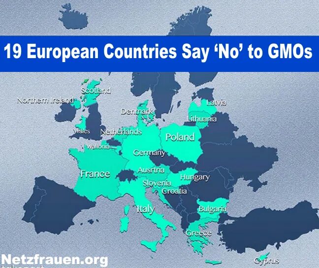 Eu 19. Eu and GMO. Europa and GMO.