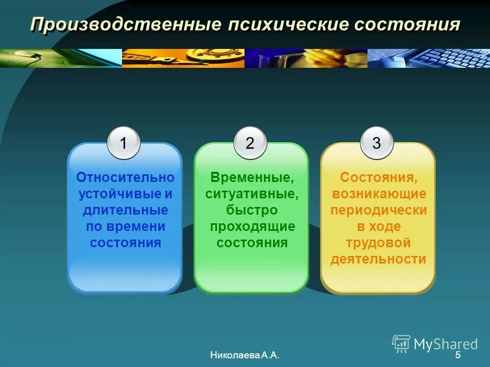 труд и психические процессы