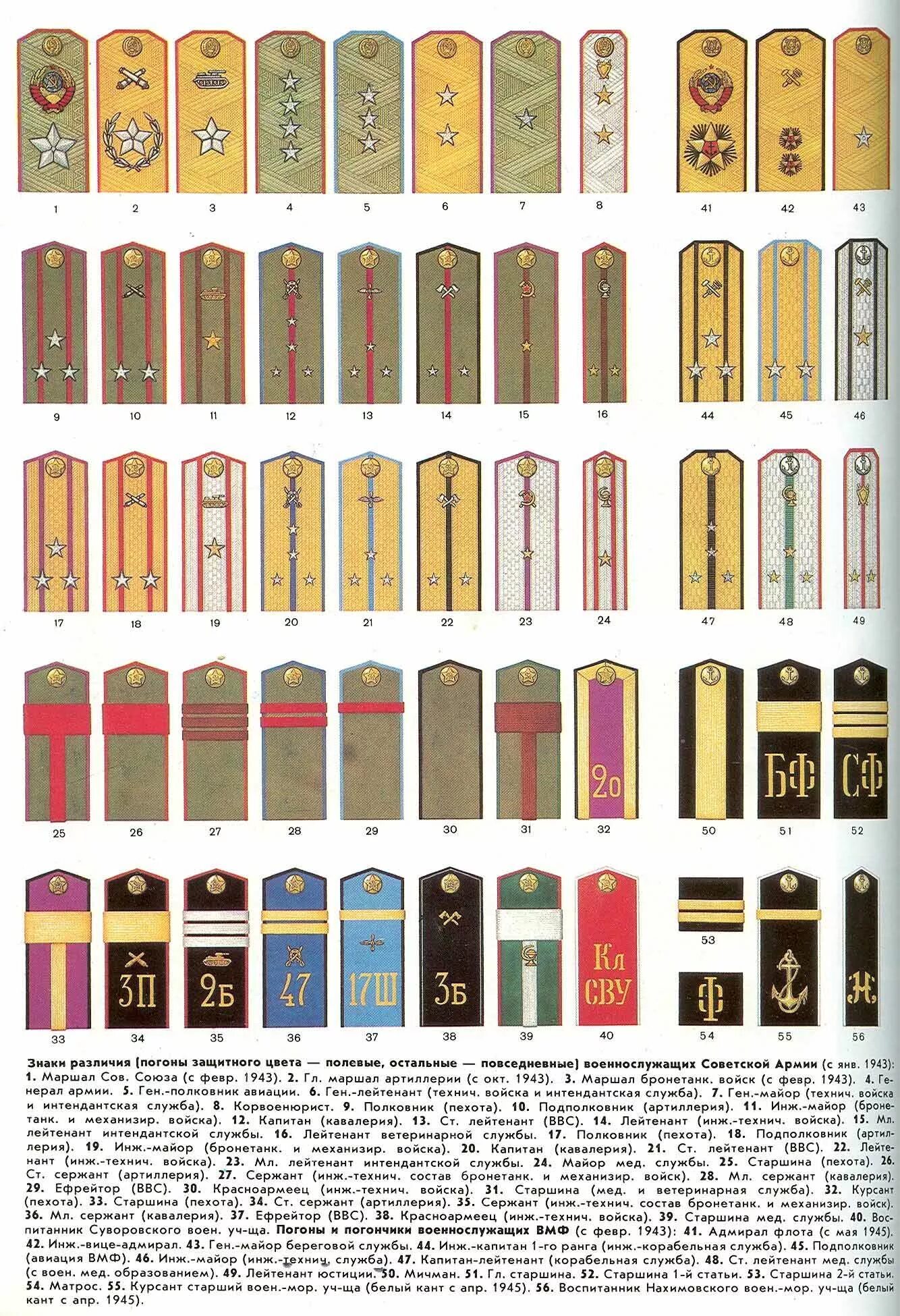 Погоны и звания в армии после 1943 года. Погоны и звания в армии СССР 1943 года. Погоны и звания в армии до 1944 года СССР. Погоны офицеров Советской армии после 1943 года. Какие бывают погоны