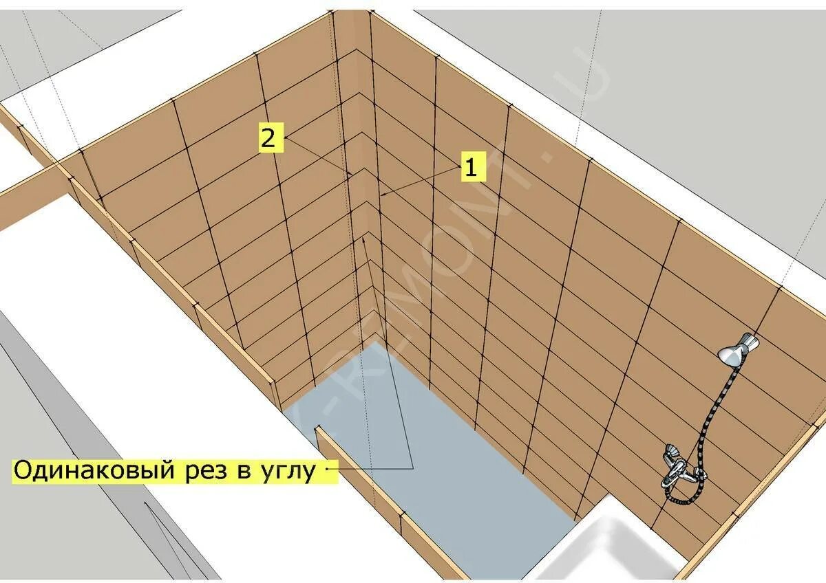 Раскладка плитки на стену. Правильная раскладка плитки в ванной. Схема укладки плитки в ванной. Раскладка плитки на стене в ванной.