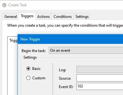 Complete task and try again