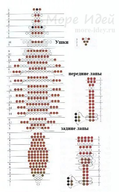 Лиса из бисера схема. Схемы для бисероплетения лиса. Лисичка из бисера схема объёмная. Лиса из бисера схема. Плетение бисером схемы животных.