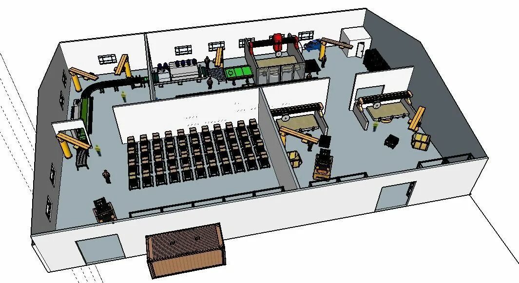 Layout 3. Factory layout. 3d factory design. 3d layout. d factory d2700 схема.