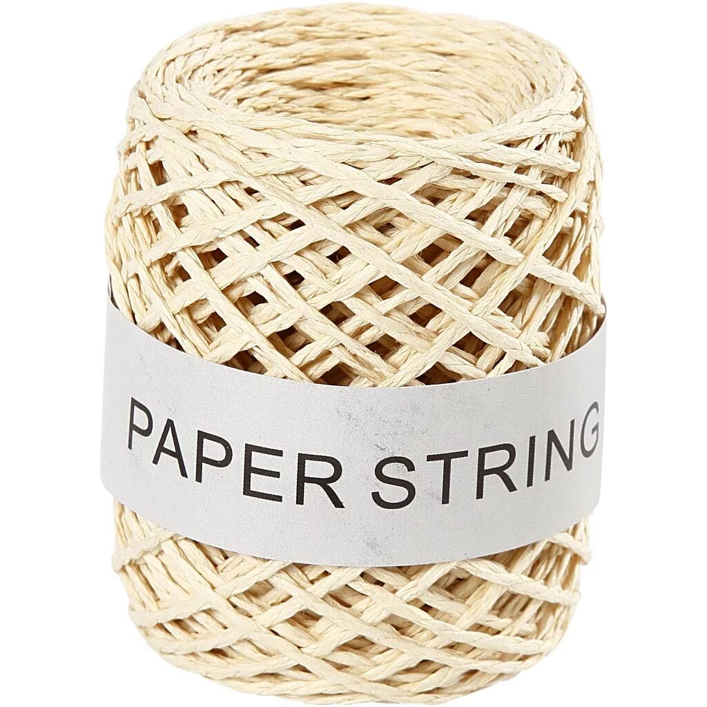 Бумажная нитка. Бумажная пряжа. Бумажная веревка. Веревка для рукоделия. Бумажные нитки для вязания.