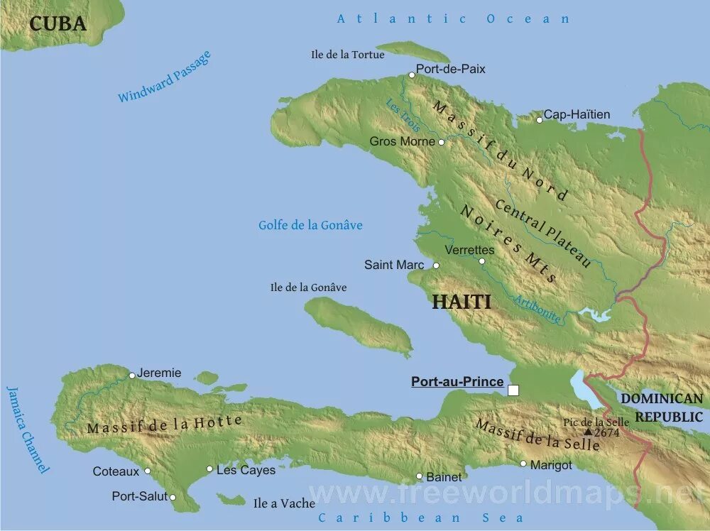 Haiti Map Stock Photo - Download Image Now - iStock
