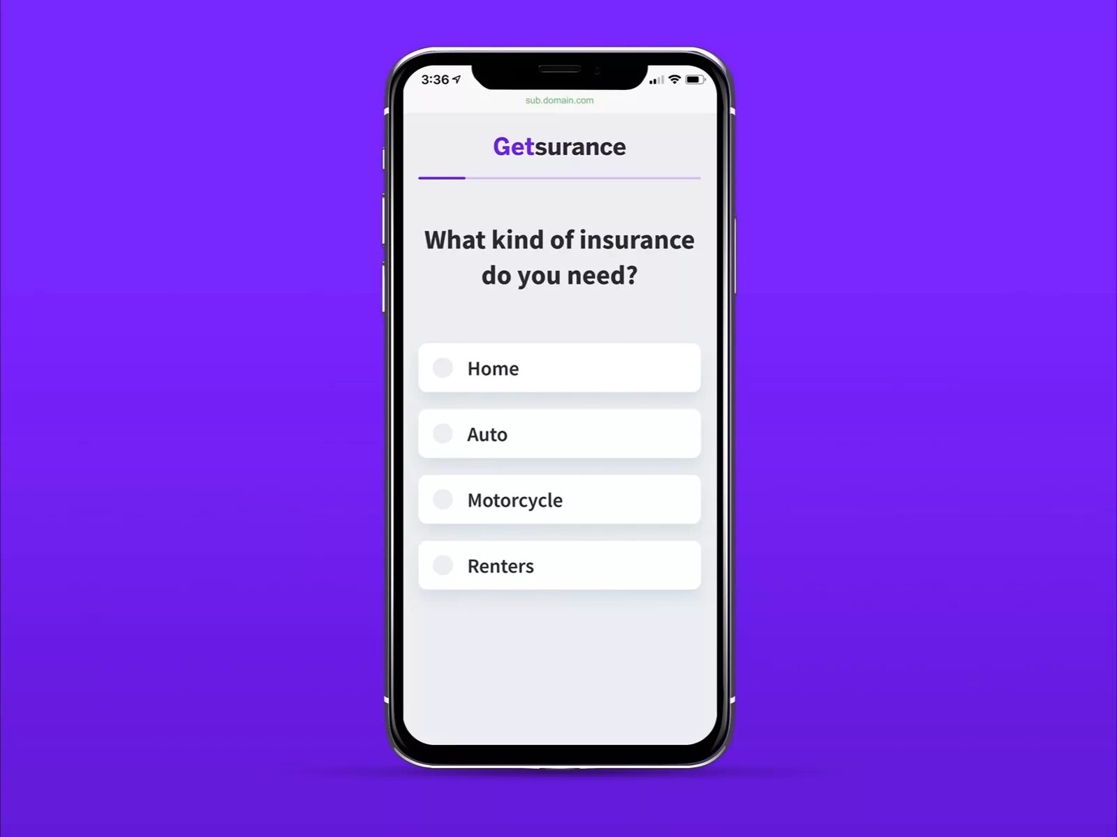Mobile select. Mobile select