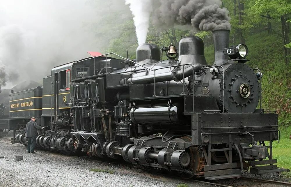 Паровоз как правильно. Western Maryland Railway паровоз. Паровоз Корнуэлл. Паровоз с 57. Паровоз Shay.