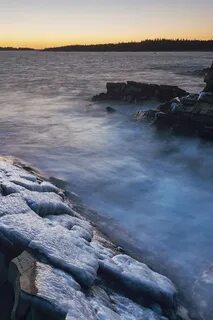 Горе море зимой