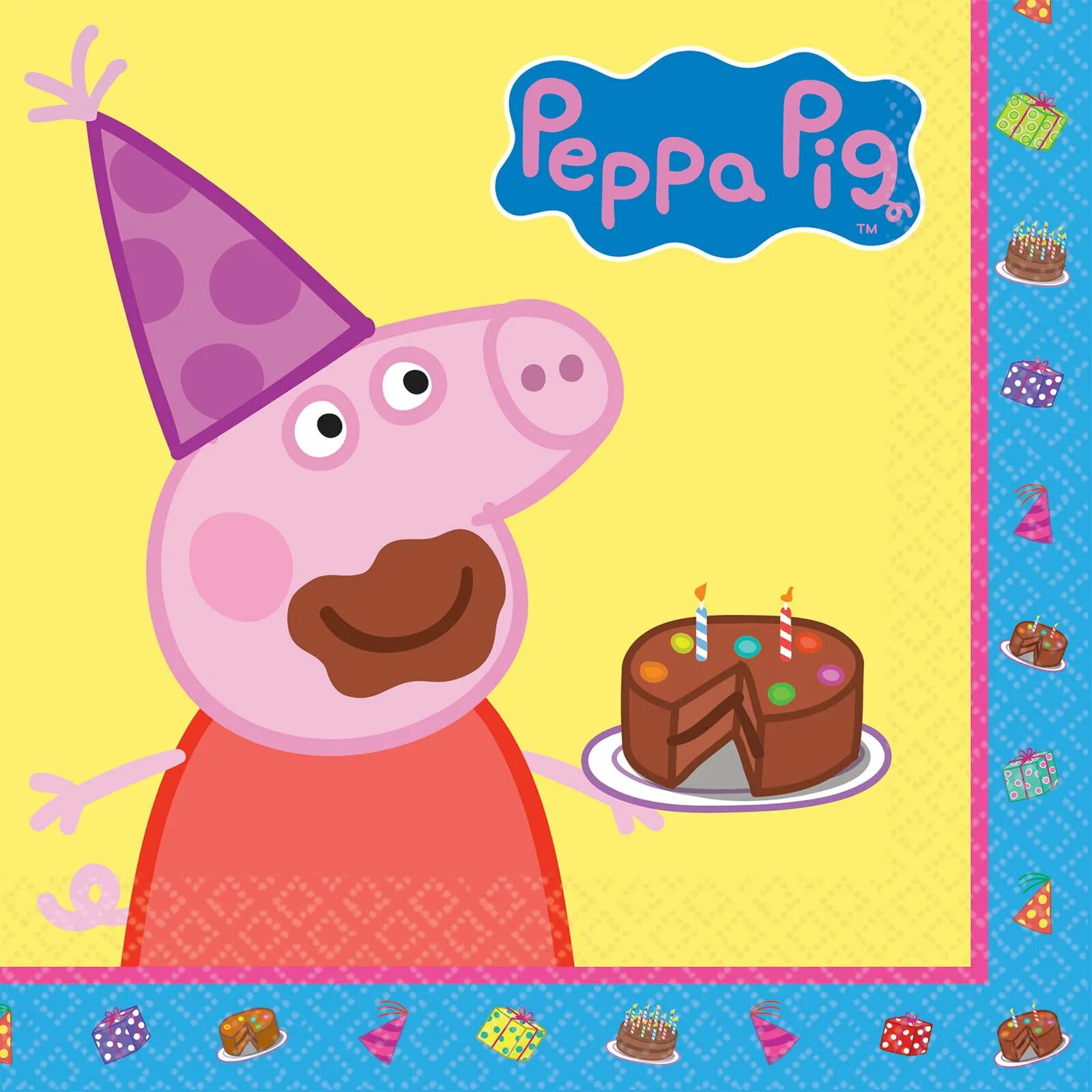 Днем рождения свинка. Свинка Пеппа. Свинка Пеппа день рождения. Открытка с Пеппой. Свтнка Пепе с днем рождения.