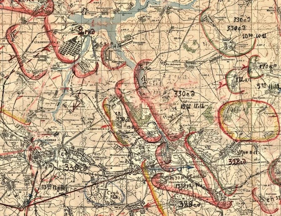 Карты 1941 г. Карта обороны Сталиногорска 1941. Карта Тульской области 1941. Сталиногорск Тульская область 1941.