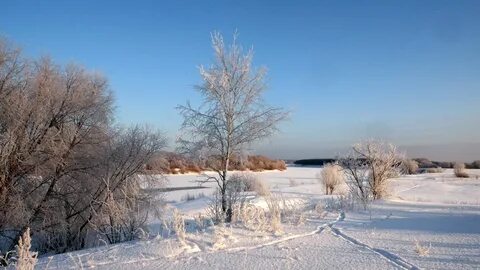 Ока зимой