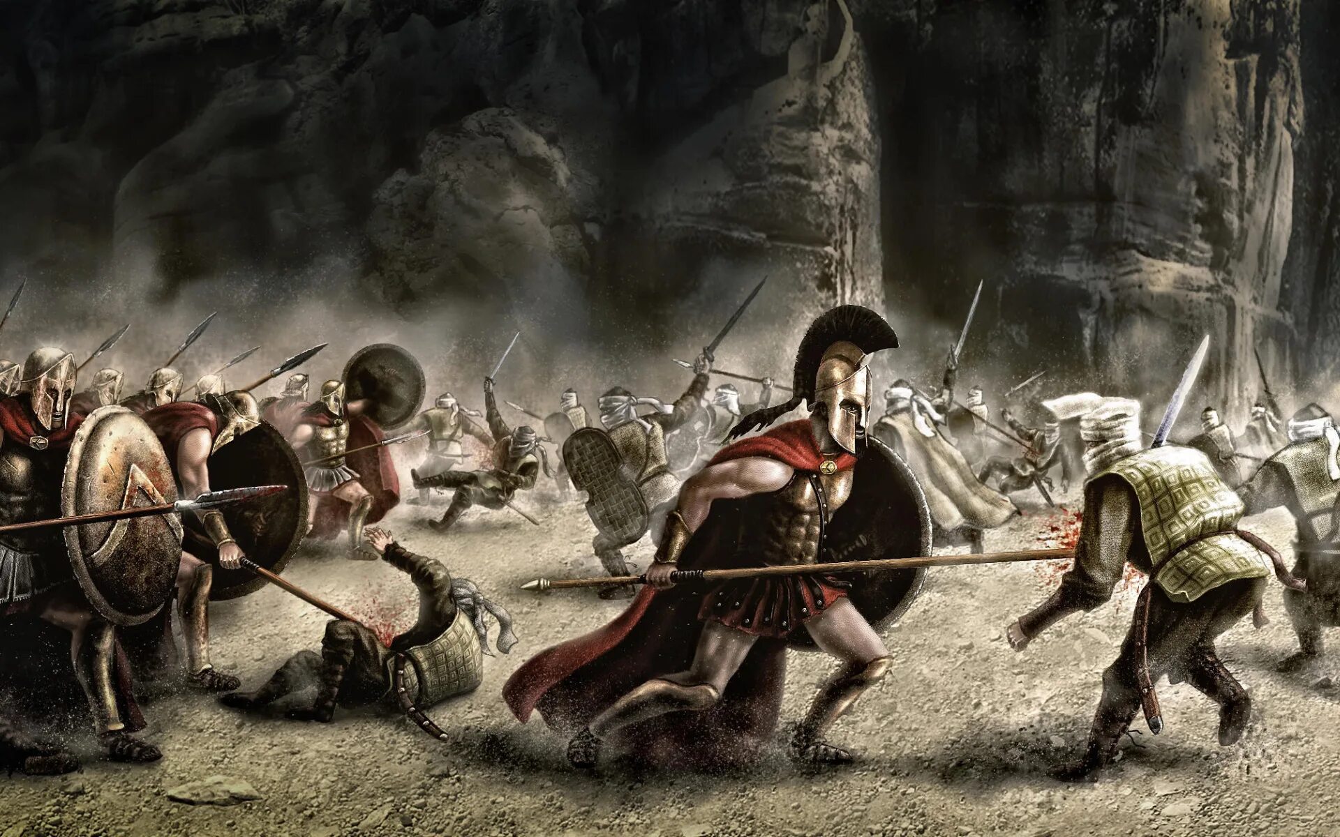 Самая мощная битва. Фермопильское сражение 300 спартанцев. 300 Спартанцев в Фермопилах. Армия персов 300 спартанцев. 300 Спартанцев бой.