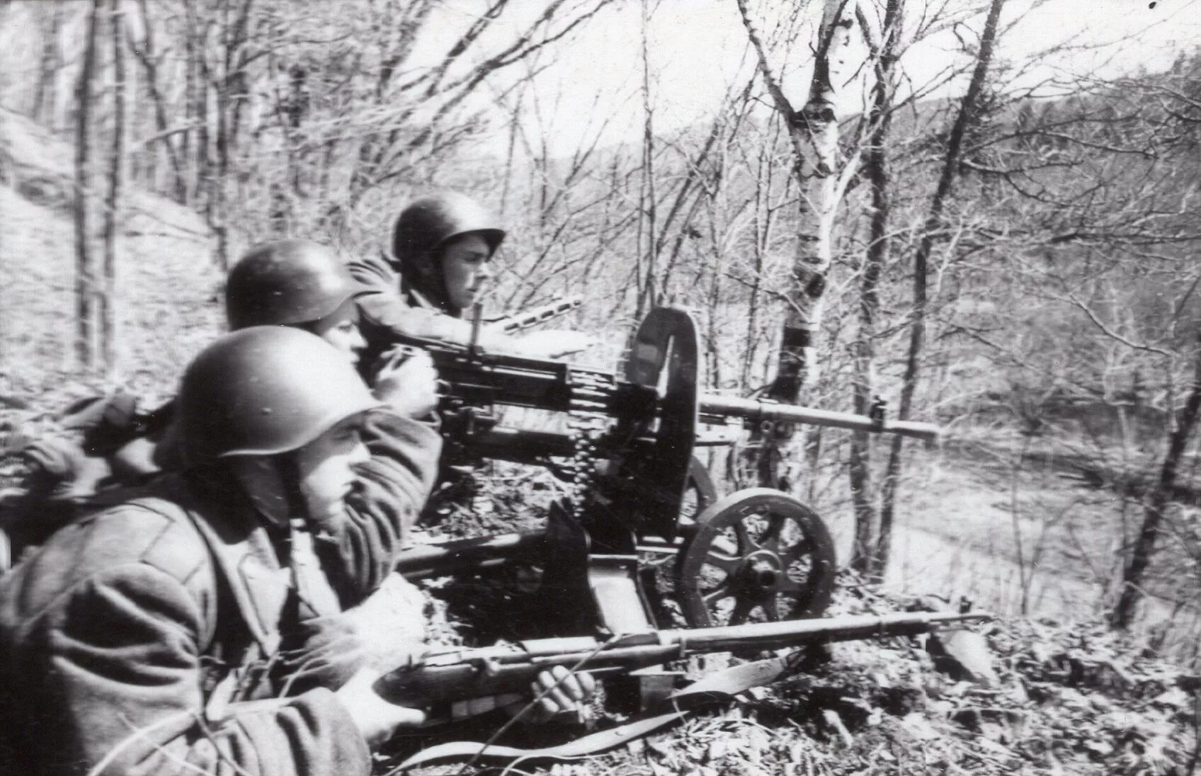 Звуки отечественной войны. Пулемет Горюнова 1943. Станковый пулемет Горюнова СГ-43.