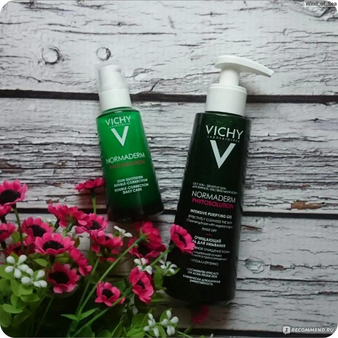 Мятный гель для умывания Vichy. Vichy, очищающий гель для умывания Normaderm phytosolution Intensive Purifying Gel, 200 мл. Нормадерм очищающий гель отзывы. Vichy normaderm phytosolution intensive purifying gel