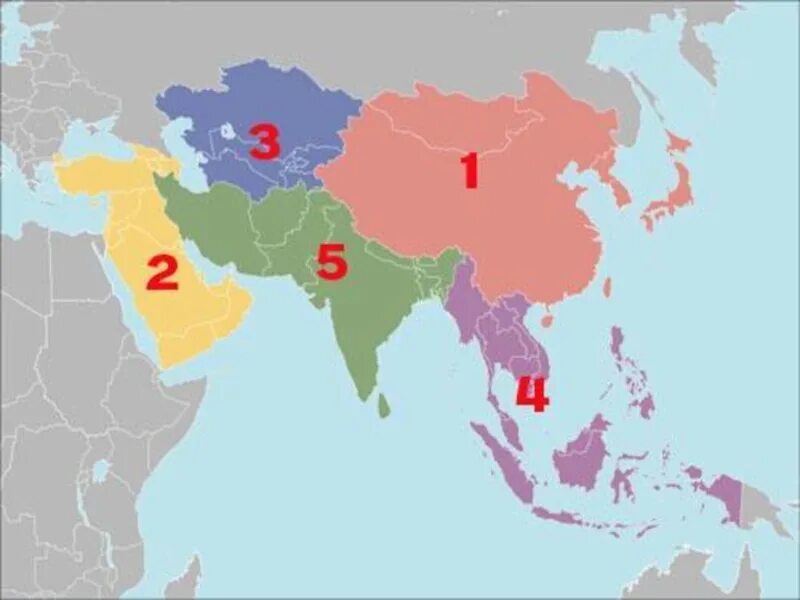 Регионы азии на карте. Регионы Азии ООН. Центральная и Южная Азия. Субрегионы Азии. Районирование Азии.