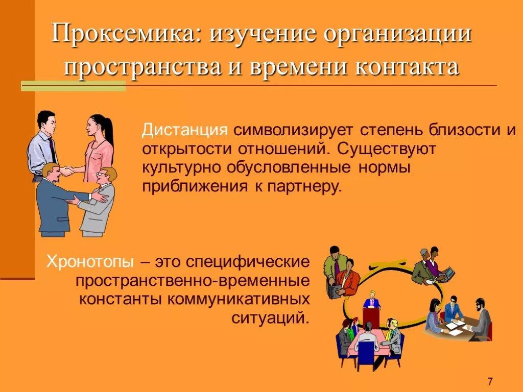 Пространственные нормы общения