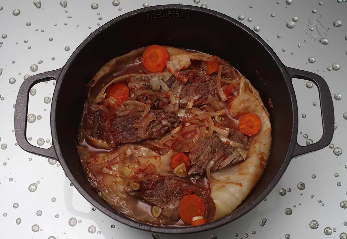 Говядина, тушеная в казане - пошаговый рецепт с фото на Повар.ру
