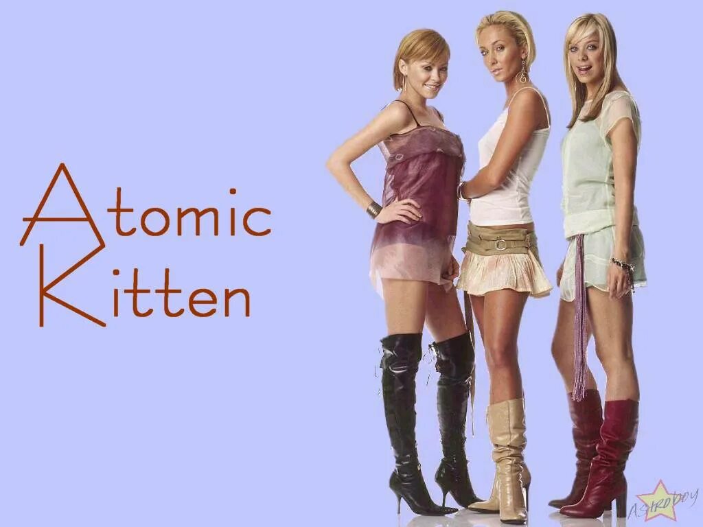 Atomic kitten the tide is high. Atomic kitten. atomic kitten (2002). atomic kitten album.