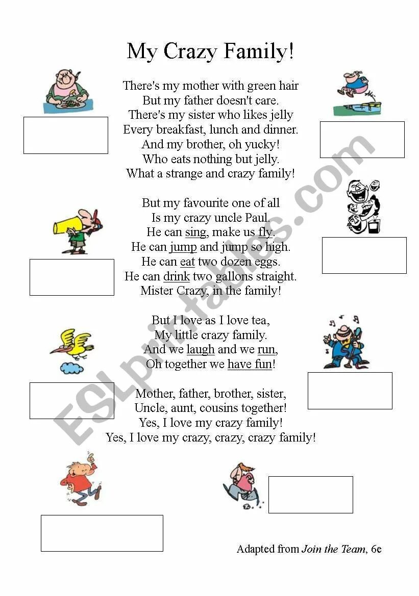 Poems about Family. My Family песня. Crazy Family. My Crazy Family песня. Английская песня крейзи