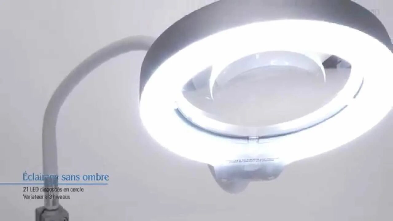 Con led. Led isiq lupa.