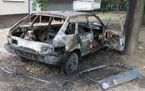 Ваз 2109 горит