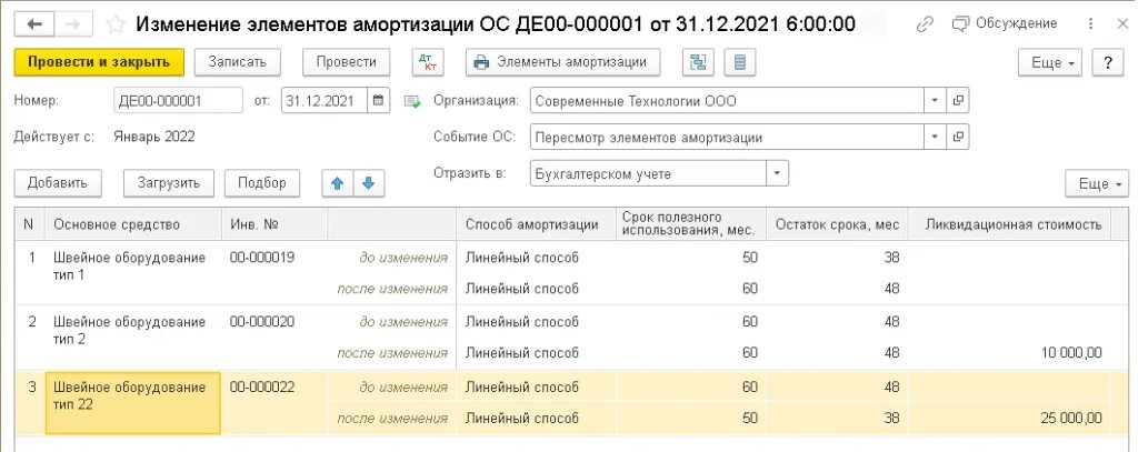1с 8.3 изменение элементов амортизации. Изменение элементов амортизации в 1с. годовой график амортизации ос в 1с. акт о пересмотре элементов амортизации. приказ о пересмотре элементов амортизации.