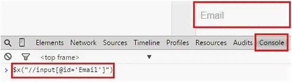 Message unable to locate element