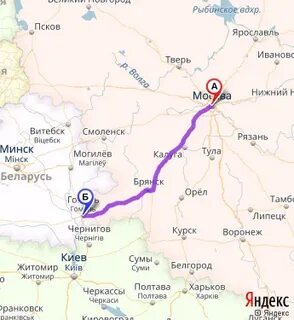Орел гомель расстояние на машине