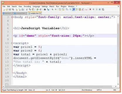 Js css variables