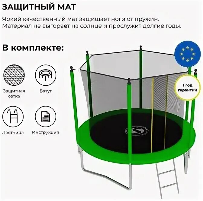 Батут swollen lite inside overlap. Батут swollen lite inside overlap