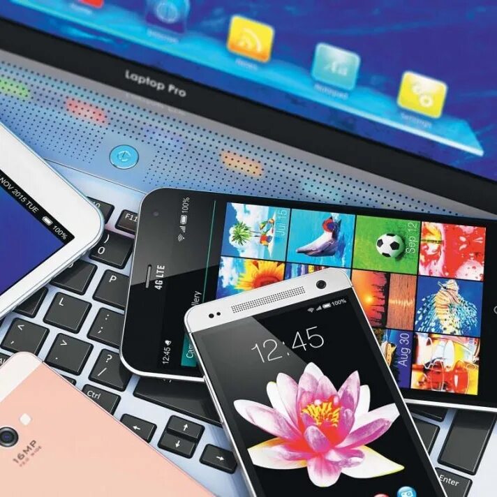 Планшет со смартфоном. Планшет со смартфоном