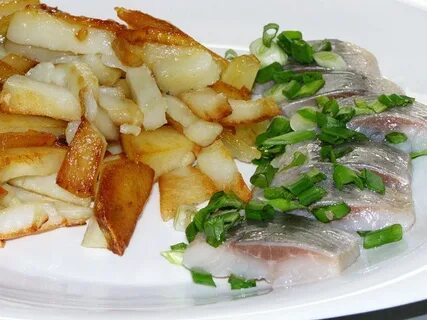Рыба картошка лук